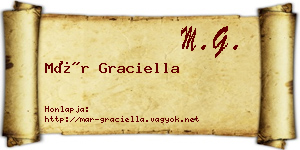 Már Graciella névjegykártya